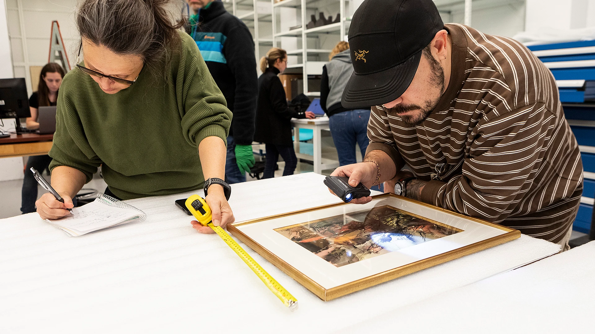 Une œuvre en processus d'évaluation // Photo : MNBAQ, David Cannon
