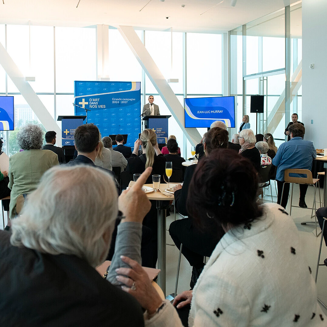 Le lancement de la grande campagne // Photo : MNBAQ, David Cannon