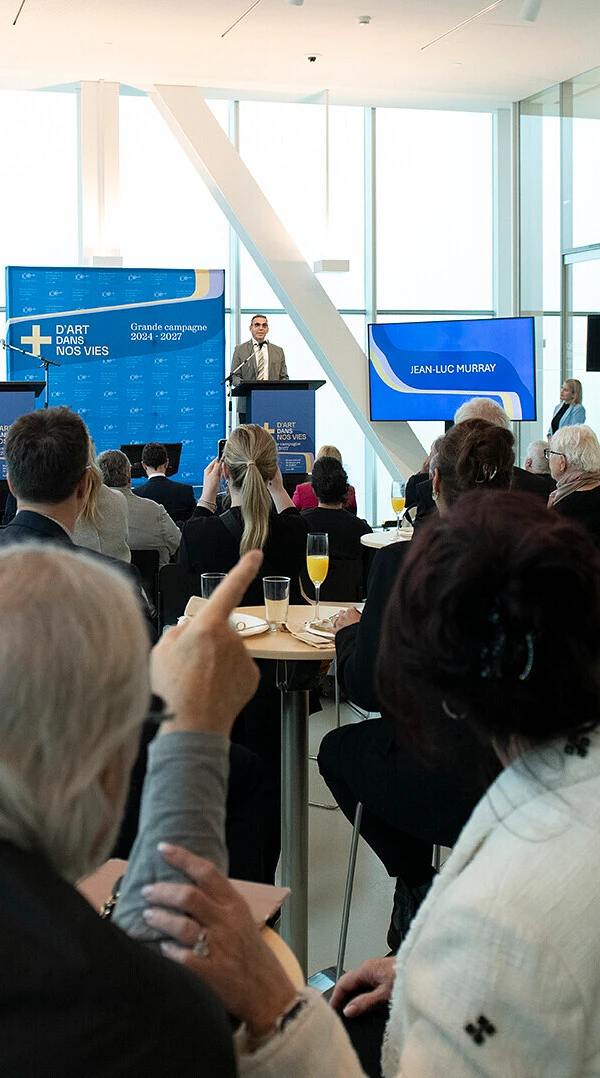 Le lancement de la grande campagne // Photo : MNBAQ, David Cannon