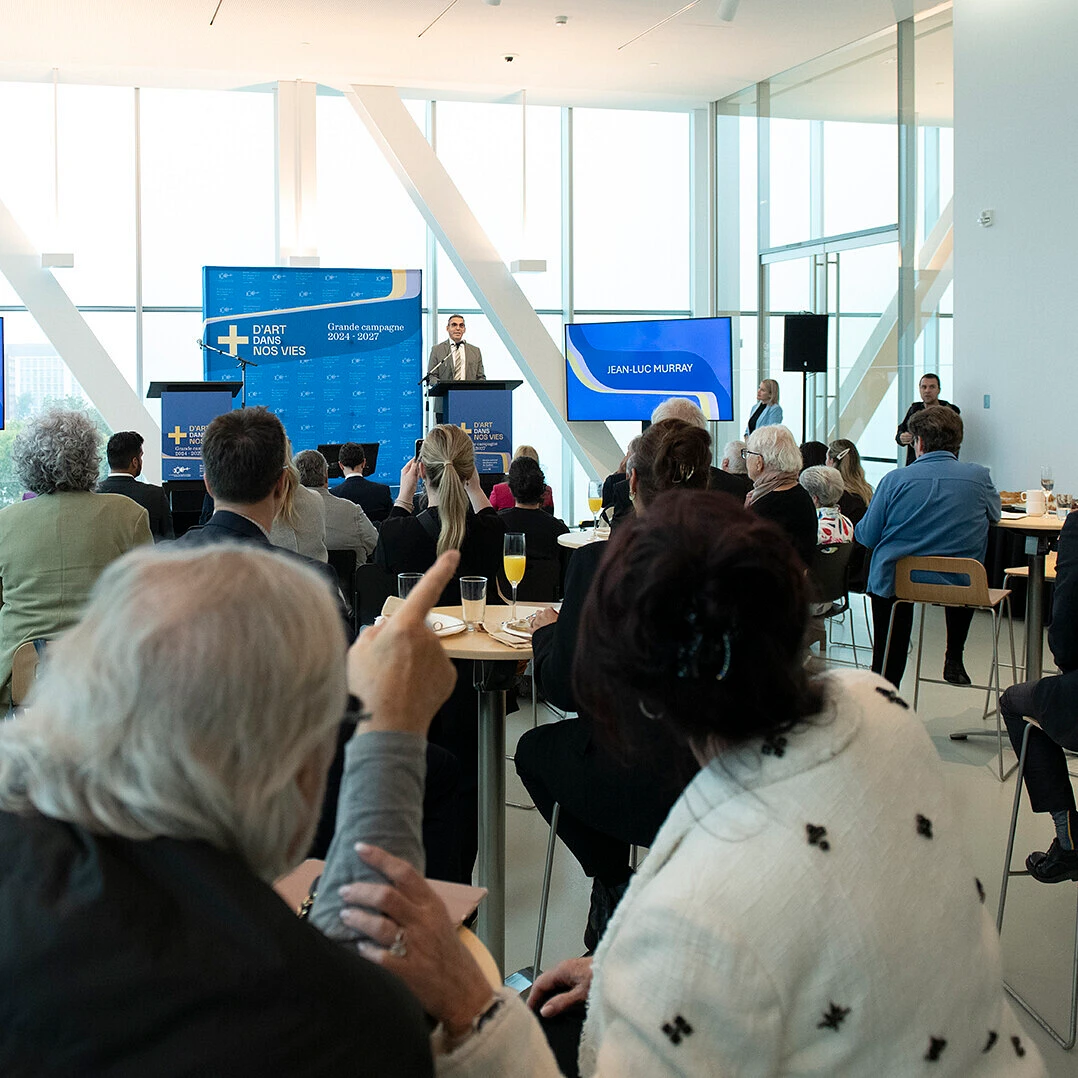 Le lancement de la grande campagne // Photo : MNBAQ, David Cannon