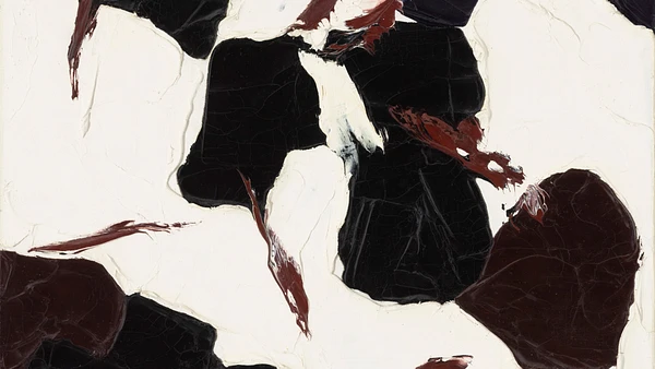 Paul-Émile Borduas, Chatterie, 1957 (2021.185) // Photo : MNBAQ, Denis Legendre
