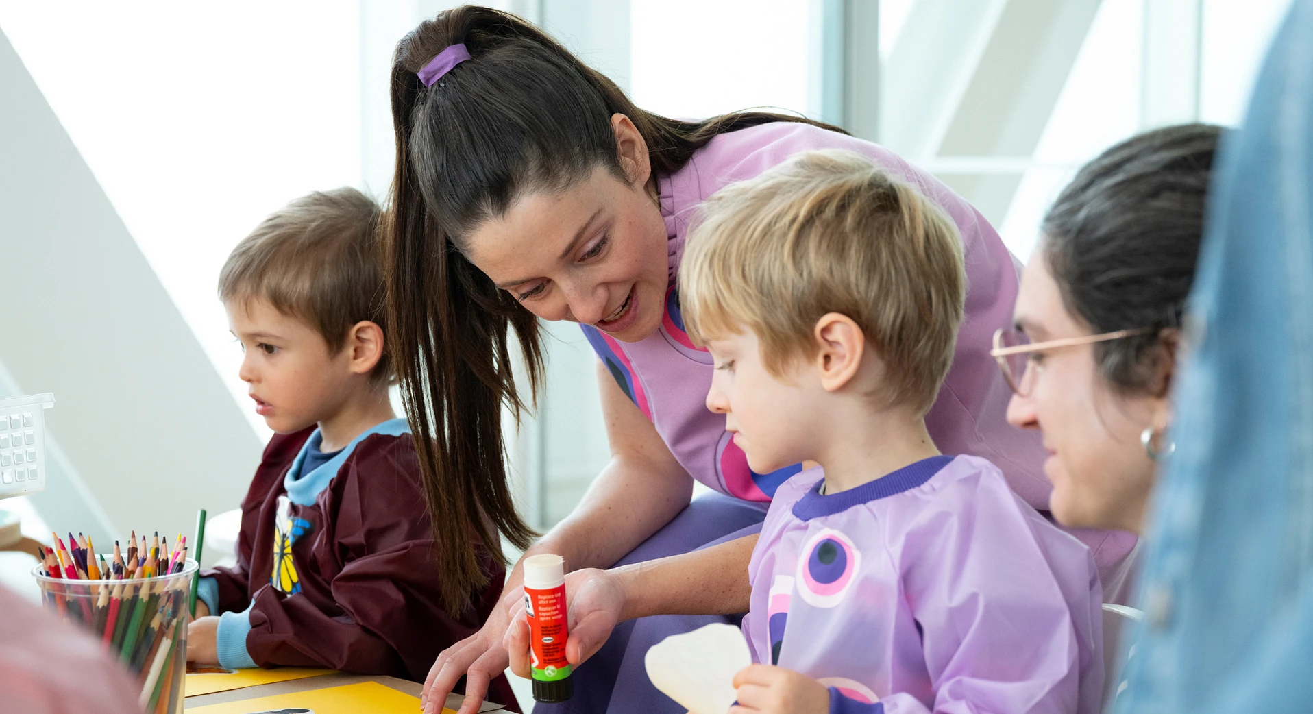 Passe-Partout, Passe-Montagne et Passe-Carreau en visite au Musée