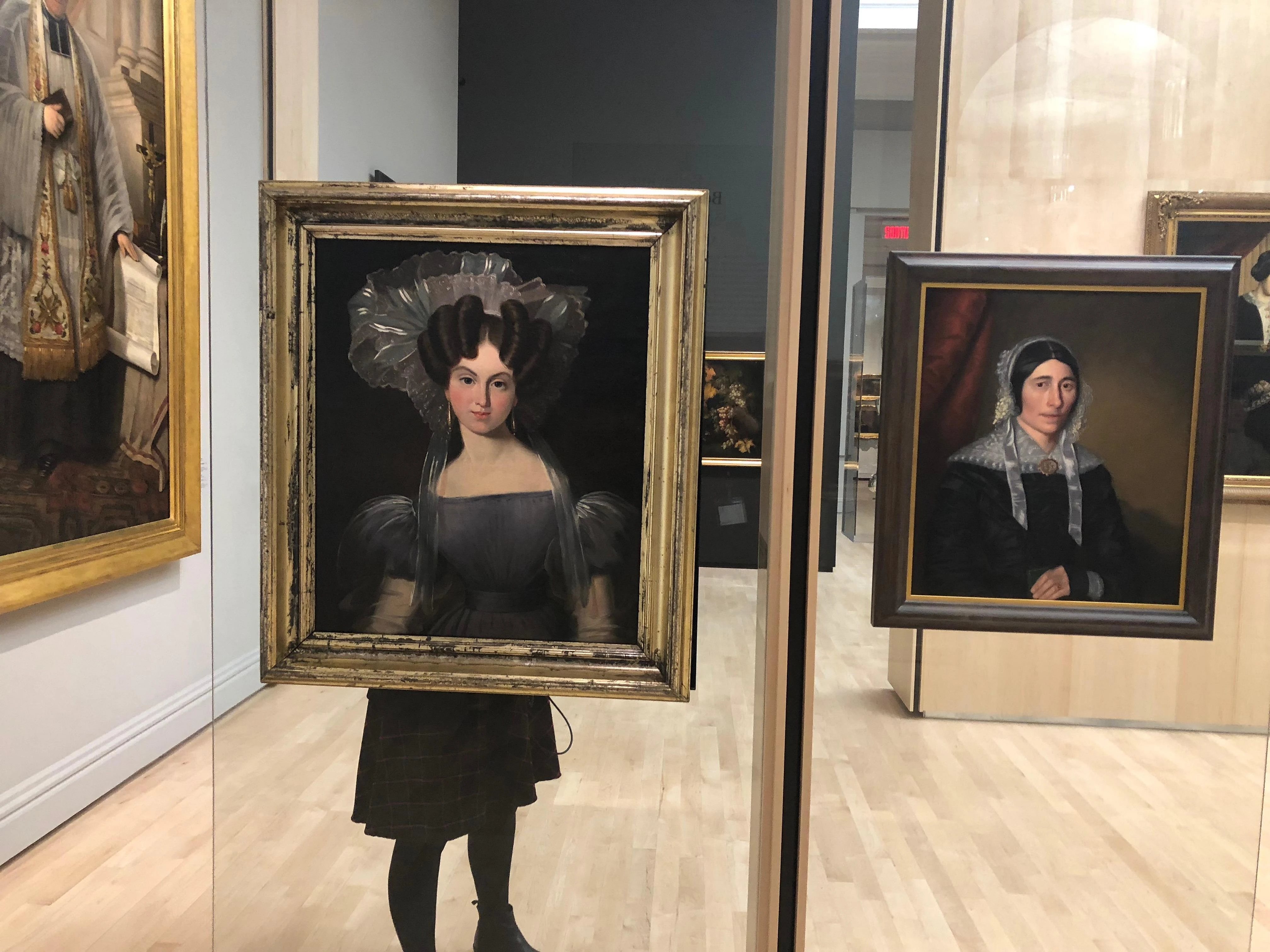 Visite virtuelle de la salle Devenir de l'exposition 350 ans de pratiques artistiques au Québec.