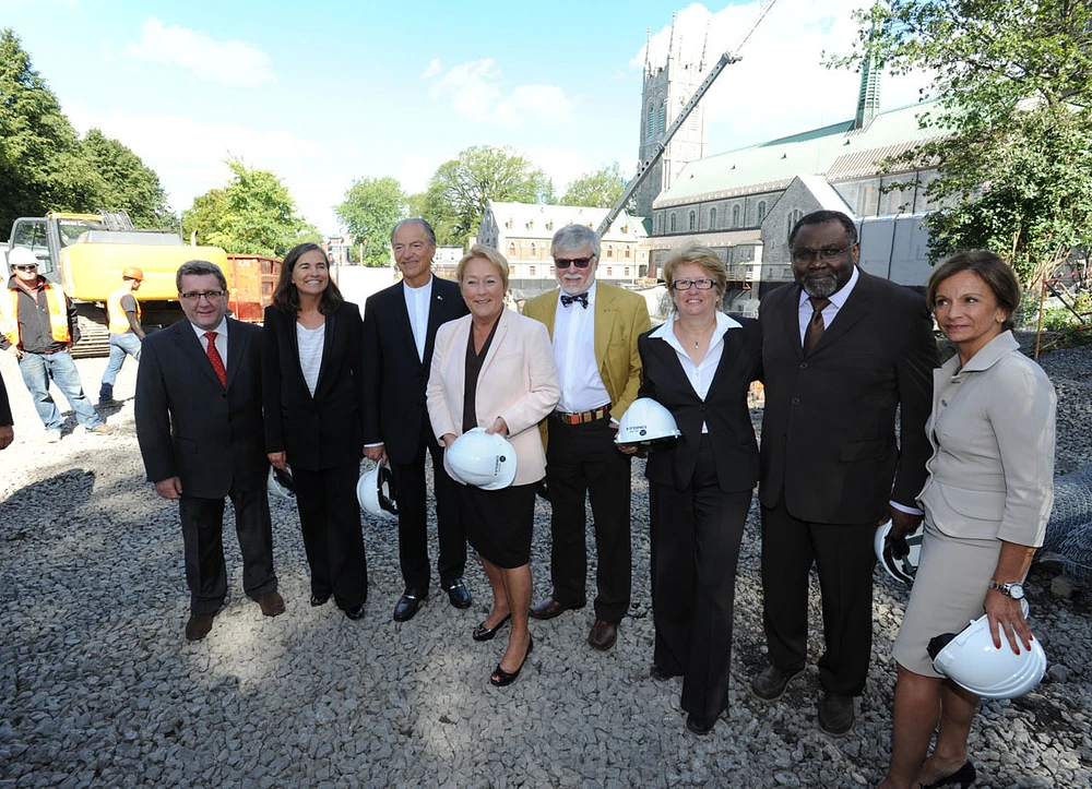 Coup d’envoi officiel du chantier de construction du pavillon Pierre Lassonde
