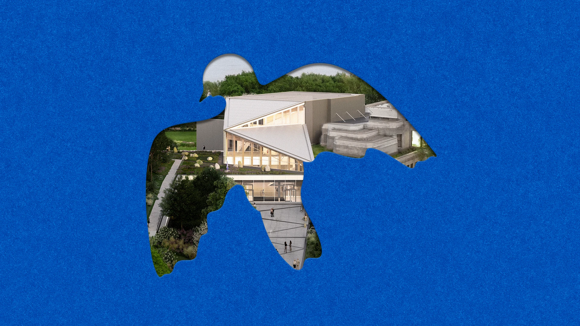 A Riopelle goose unveils the new pavilion
