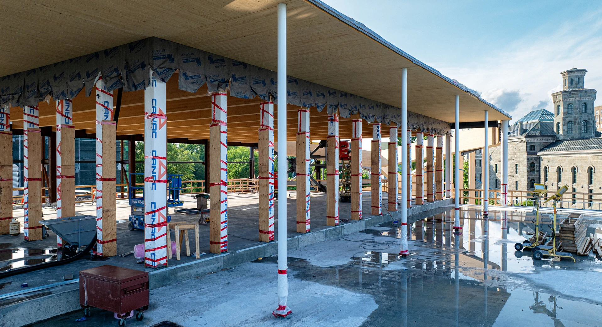Chantier du futur Espace Riopelle