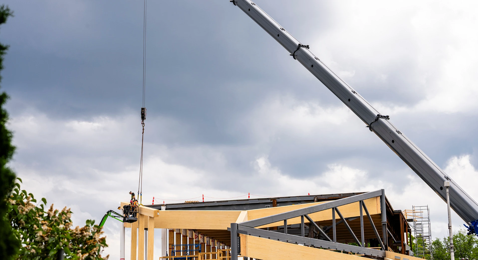 Chantier du futur Espace Riopelle