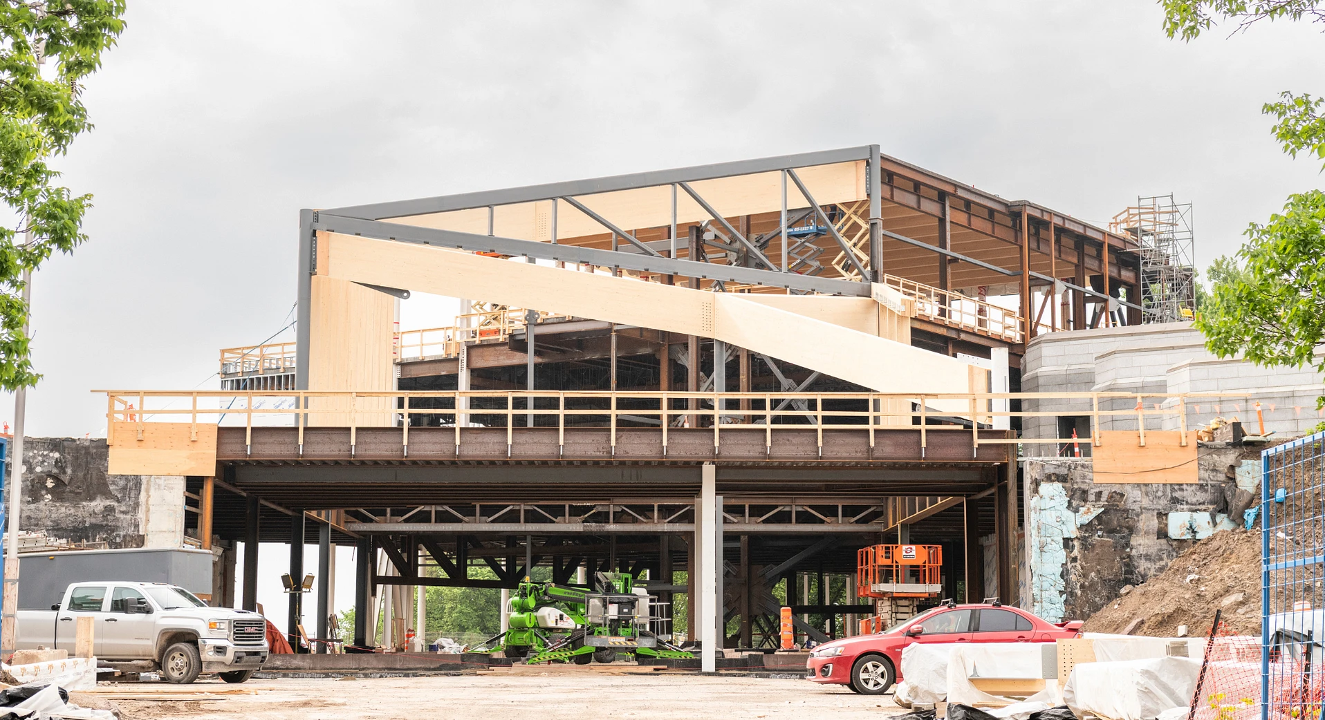 Chantier du futur Espace Riopelle