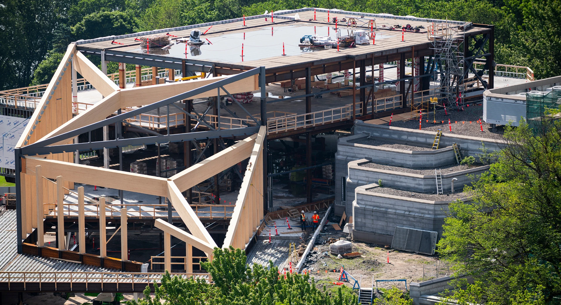 Chantier du futur Espace Riopelle