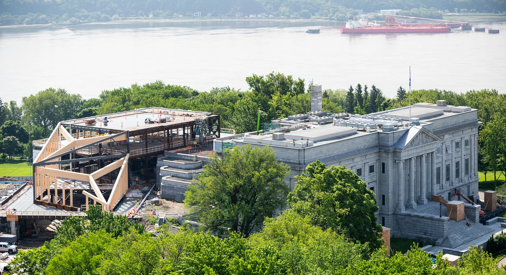 Chantier du futur Espace Riopelle