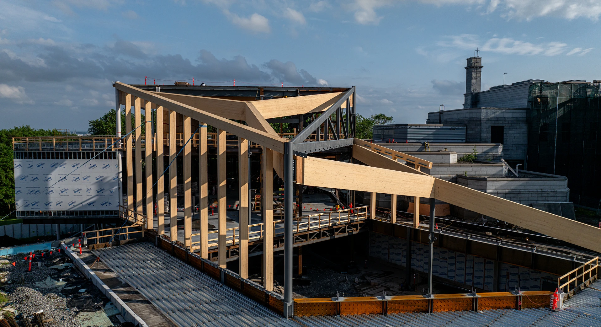 Chantier du futur Espace Riopelle