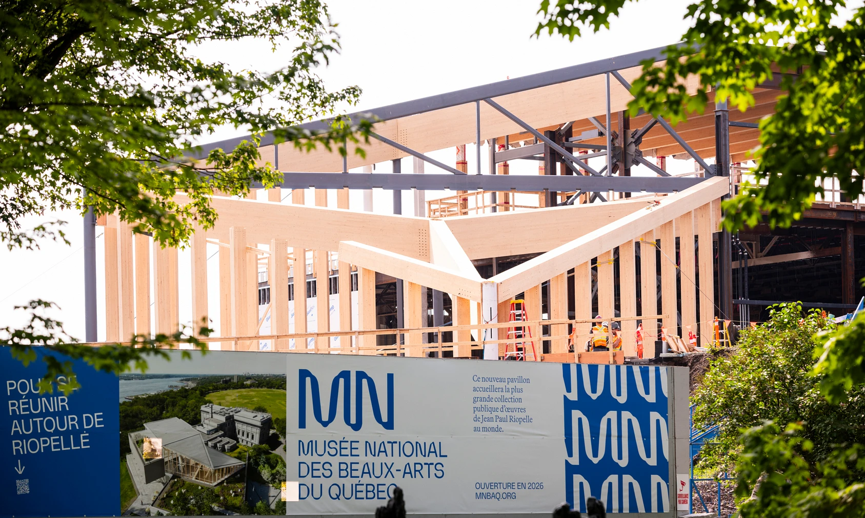 Chantier du futur Espace Riopelle