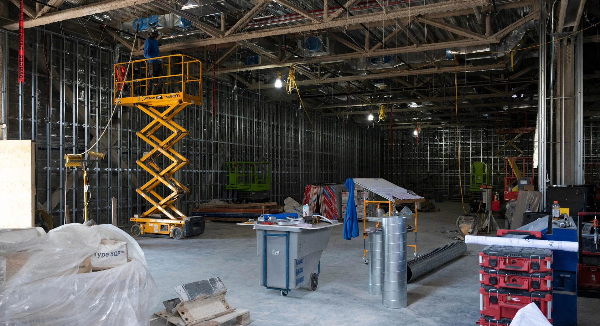 Visite du chantier de l'Espace Riopelle le 7 octobre 2025