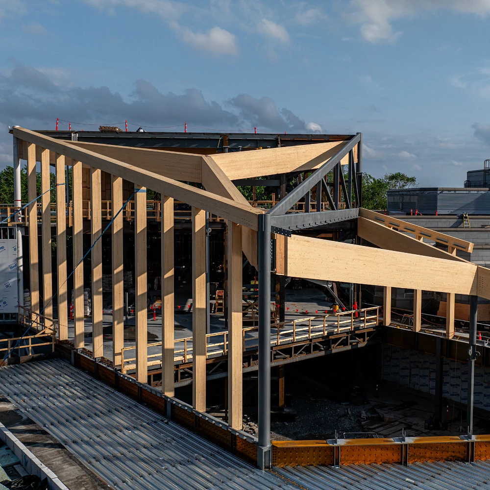 Construction Espace Riopelle - des avancées spectaculaires