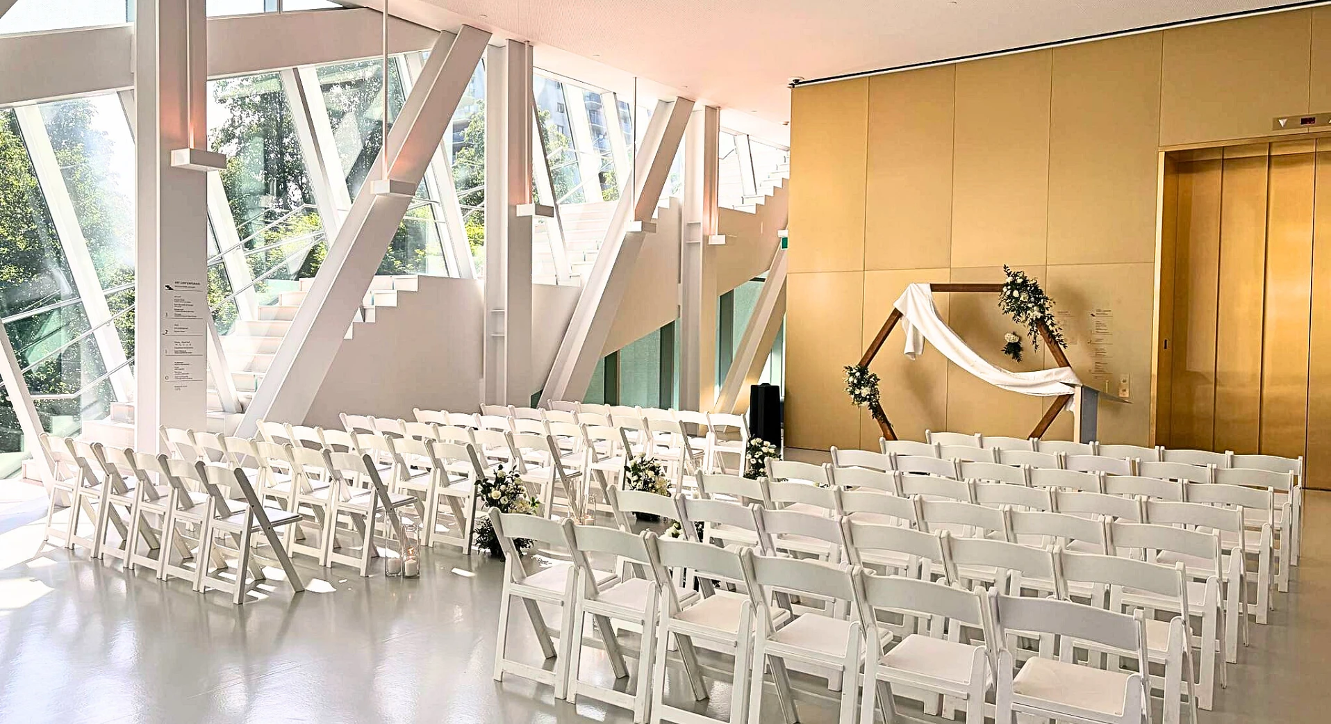 Cérémonie de mariage Espace Ouest du MNBAQ