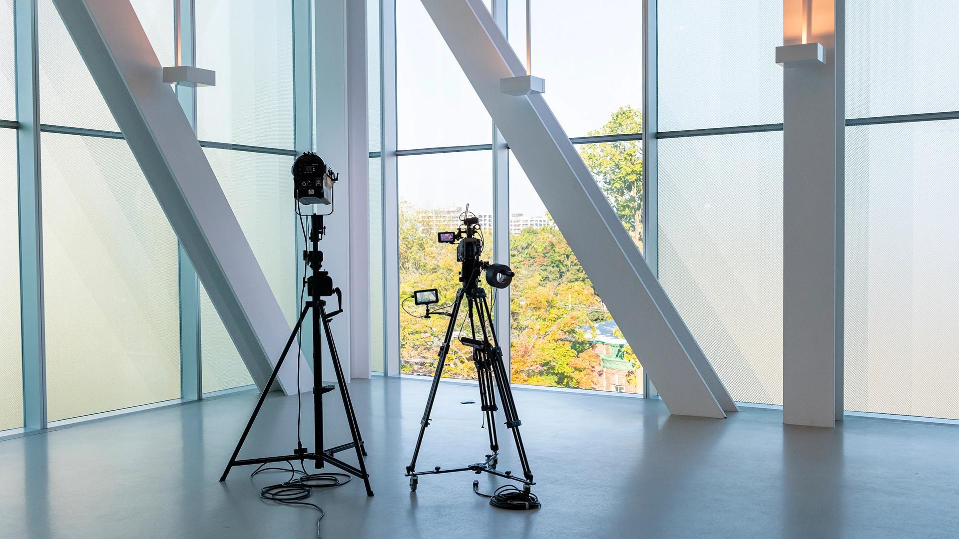 Un tournage lors d'un évènement spécial du musée // Photo ; MNBAQ, Louis Hébert
