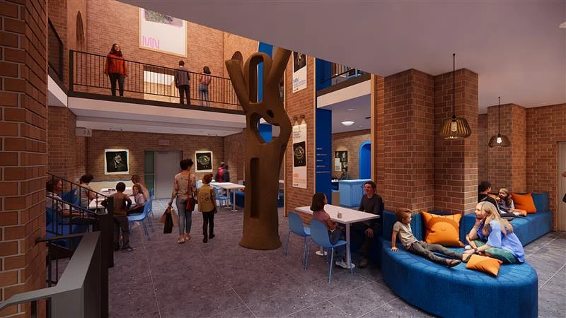 Maquette du Futur centre par les arts