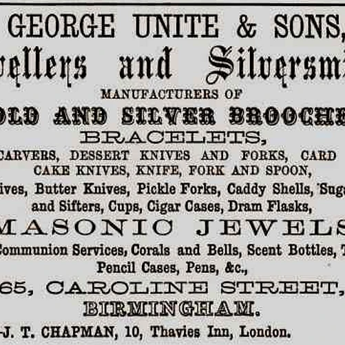 George Unite Sons advert