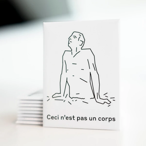 Aimants exposition Hyperrealisme Ceci nest pas un corps au MNBAQ