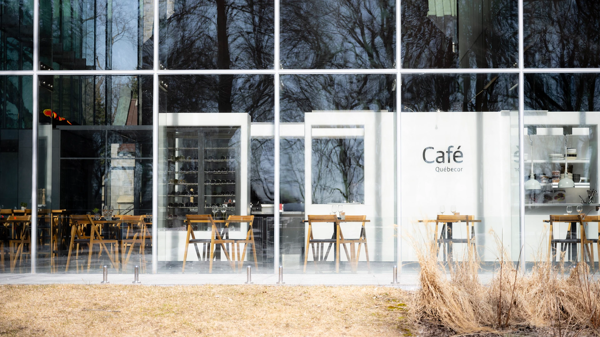 Le restaurant du musée vue de l'extérieur // Photo : MNBAQ, Louis Hébert