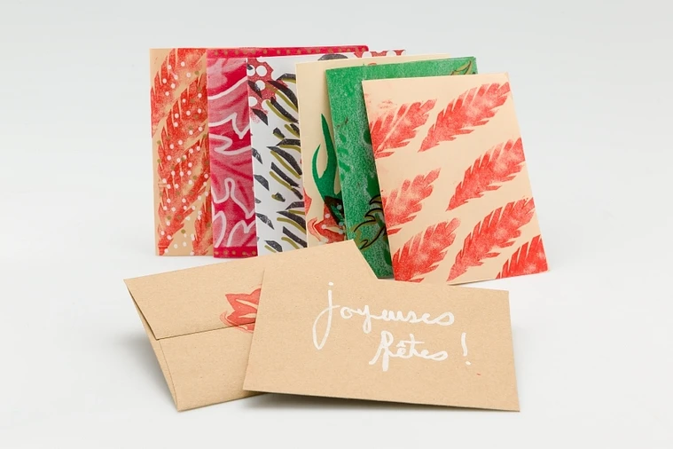 Prototypes de l'atelier Cartes de souhaits