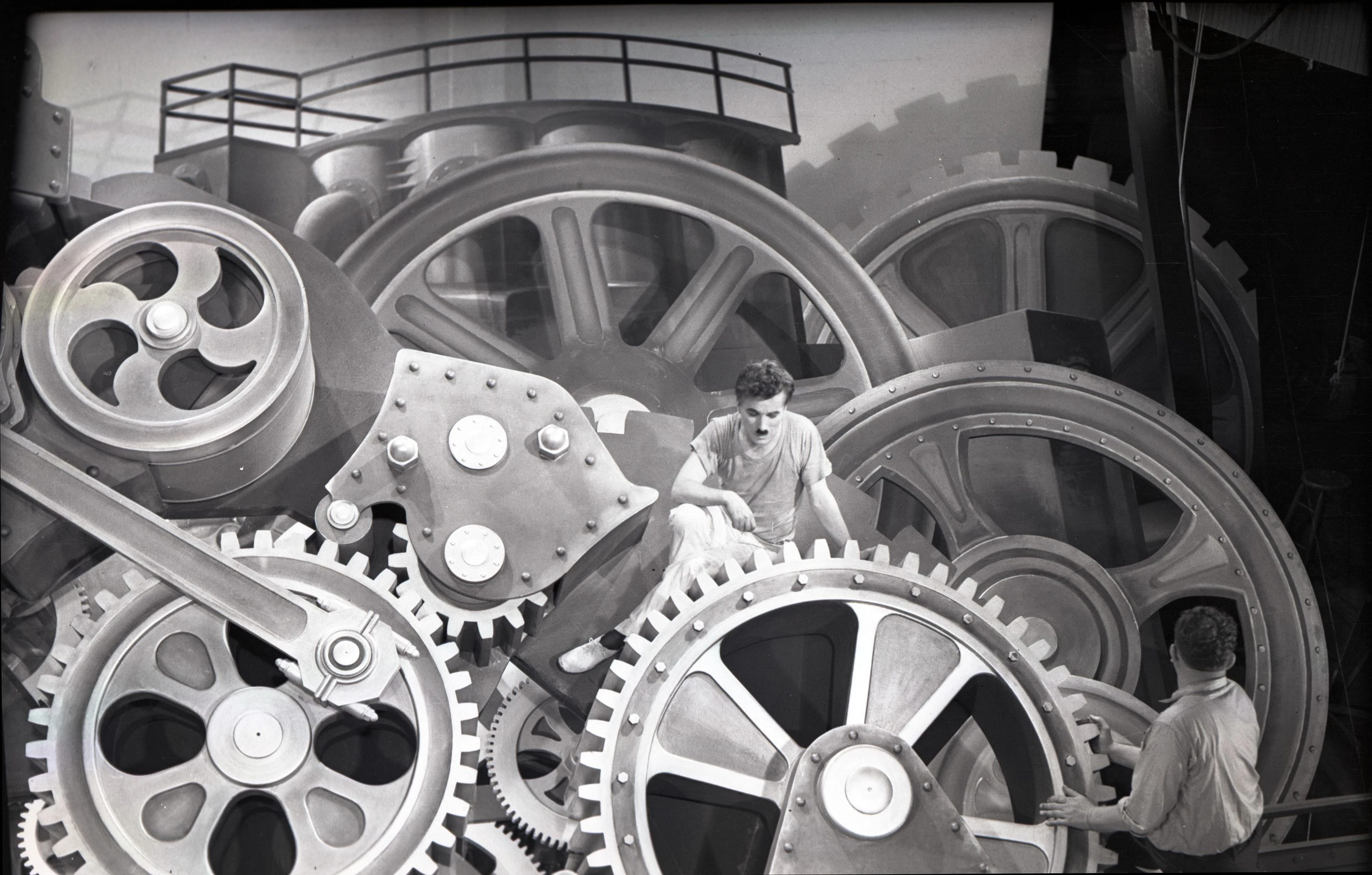 10 Chaplin et les Temps Modernes La voie du silence Copyright Roy Export Co Ltd Charlie Chaplin Bubbles Incorporated SA