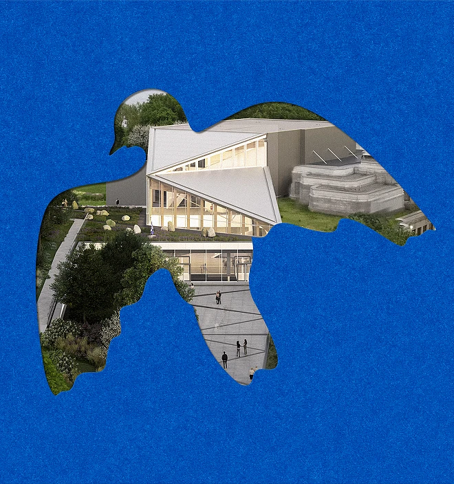 Visual element for the campaign promoting the pavilion's grand opening