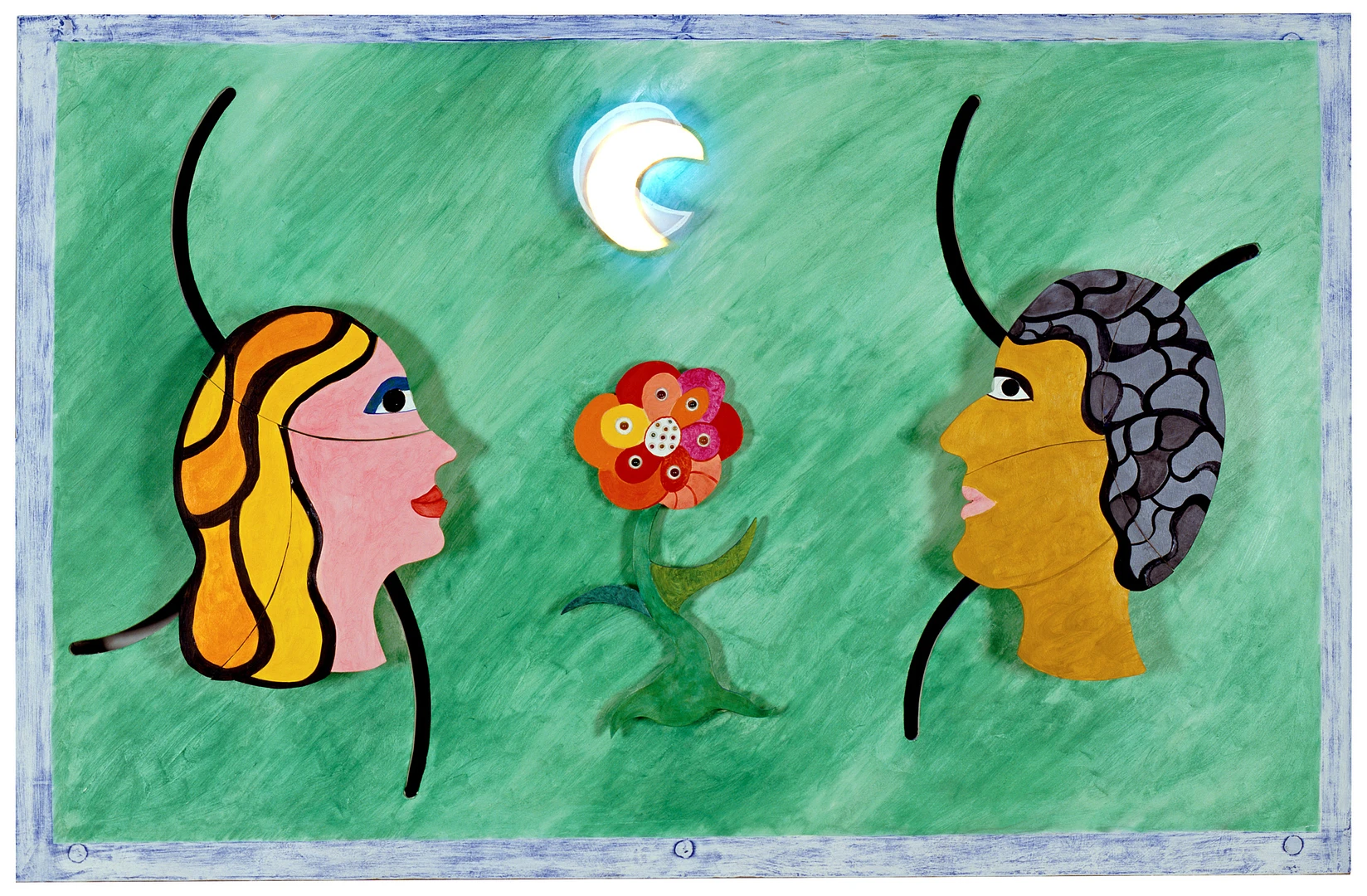 Oeuvre de Niki de Saint Phalle, Couple de la série Tableaux éclatés