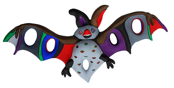 Picture of Niki de Saint Phalle's work - Bat from the series Remembering