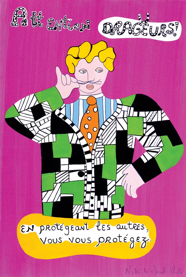Picture of Niki de Saint Phalle's work - Attention flirters!
