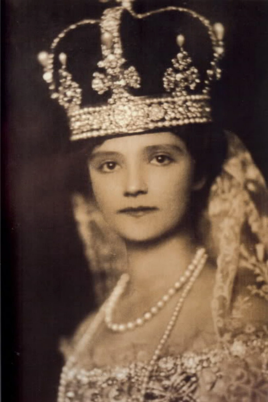 Empress Zita of Austria at her coronation as Queen of Hungary