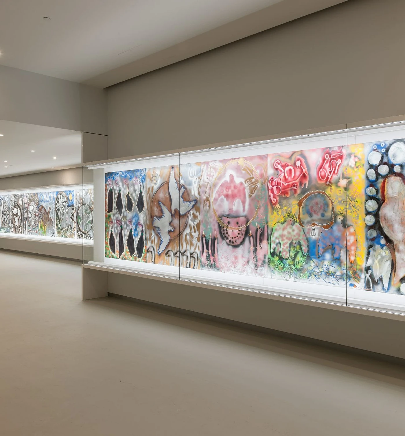 Œuvre Jean Paul Riopelle, L'Hommage à Rosa Luxemburg, 1992 at the Musée national des beaux-arts du Québec