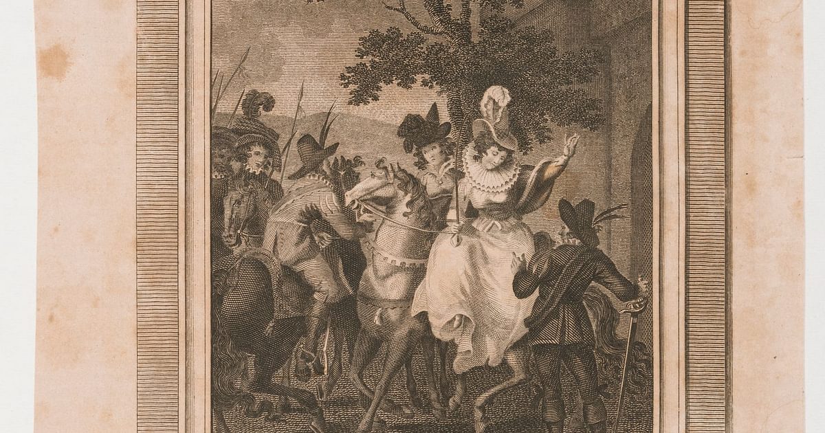 Marie, reine d'Écosse, en état d'arrestation, extrait de l'ouvrage ...