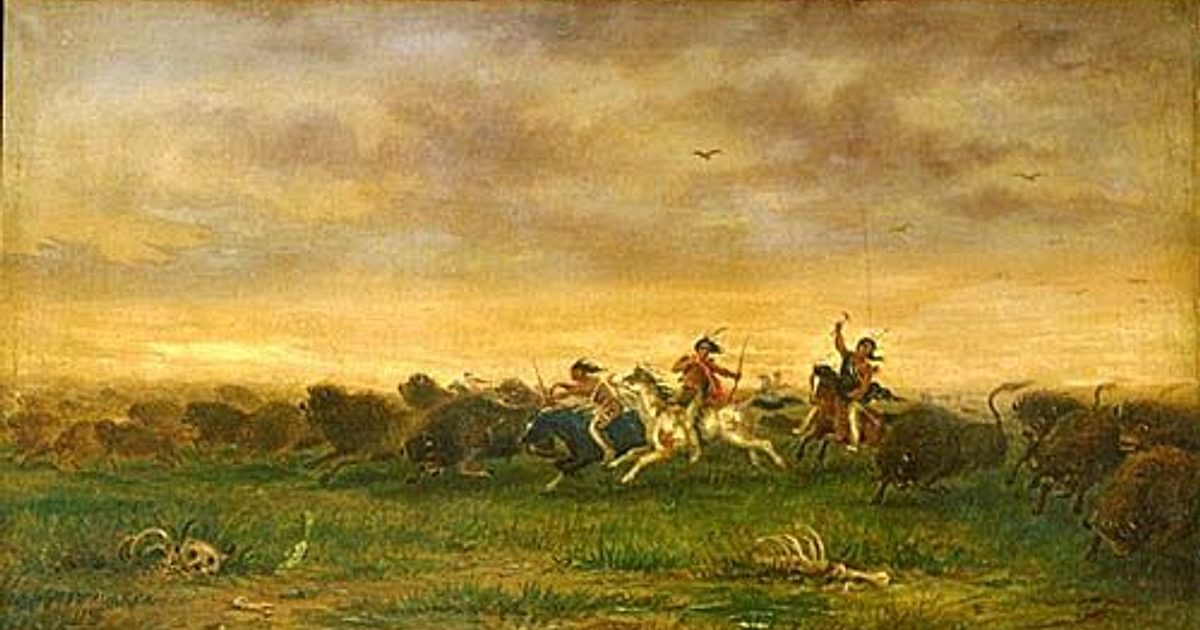 Indiens à la chasse | Musée national des beaux-arts du Québec - MNBAQ