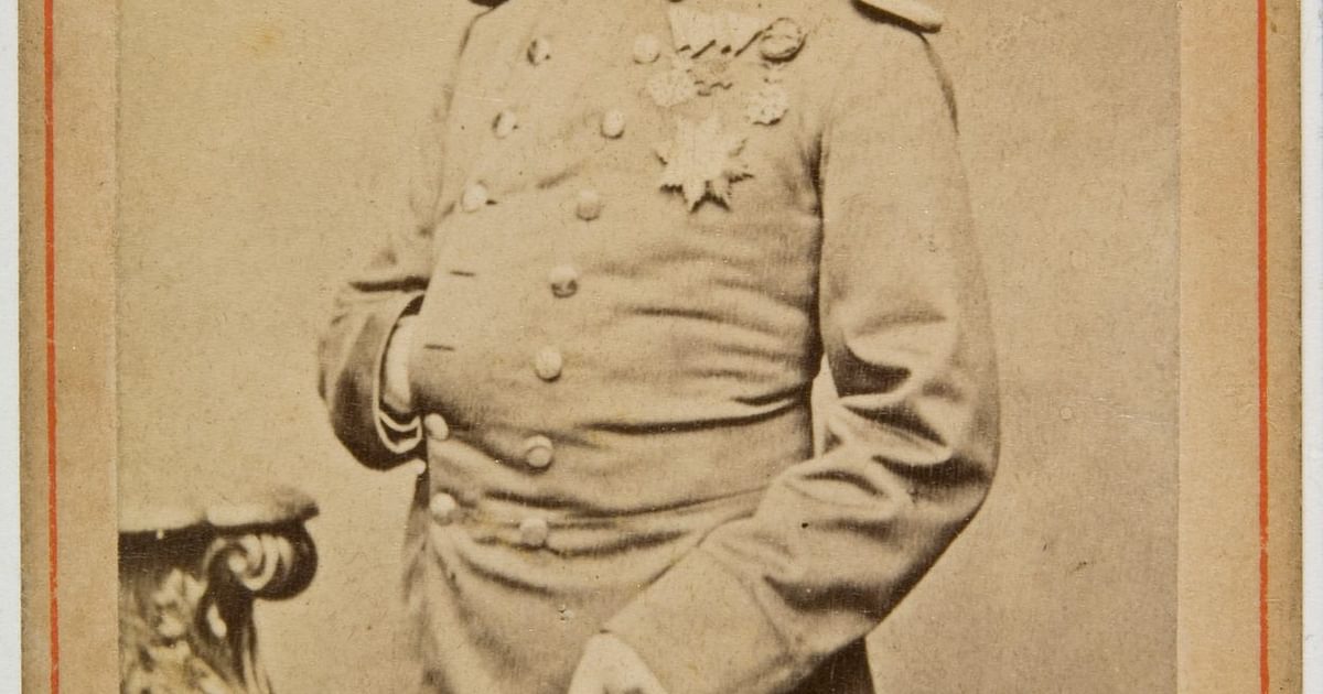 Le Général Jacob Freiherr von Hartmann, de l'album de la famille ...