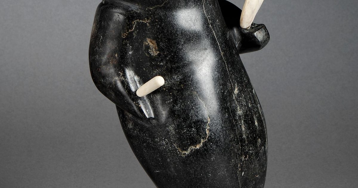 Figurine de défense de morse fabriquée à la main - Pingouin - Catawiki