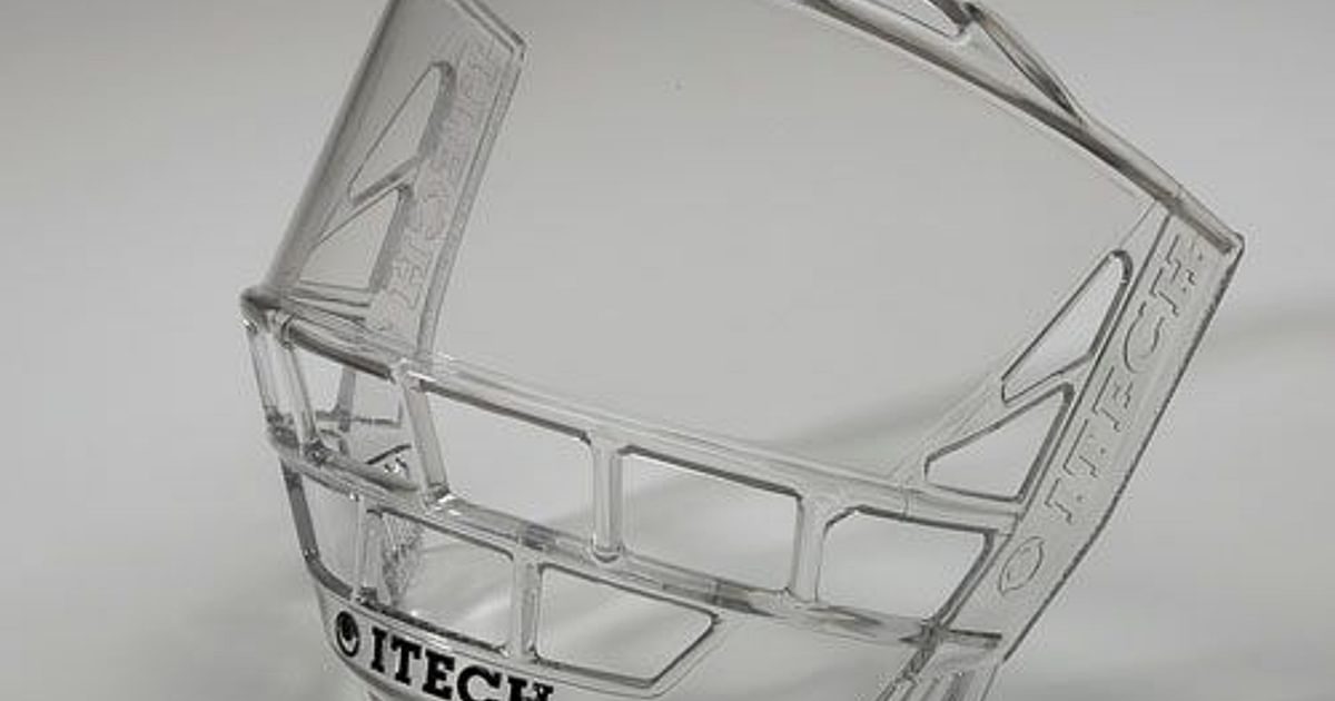 Visiera Trasparente Per Hockey Su Ghiaccio V600 - Antiappannamento, Antigraffio, Policarbonato Casco Hockey Universale