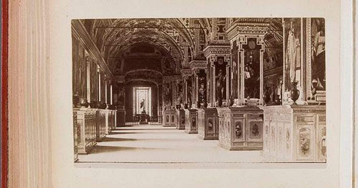 L'Intérieur de la Bibliothèque vaticane, Rome, de l'album Roma | Musée ...