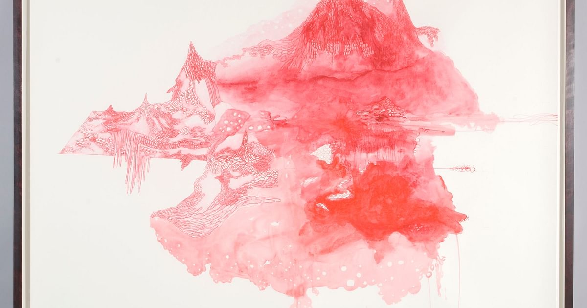 Paysage rouge | Musée national des beaux-arts du Québec - MNBAQ