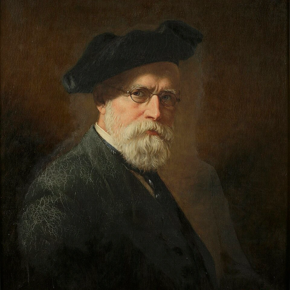 Thomas W Wood Self portrait 1895