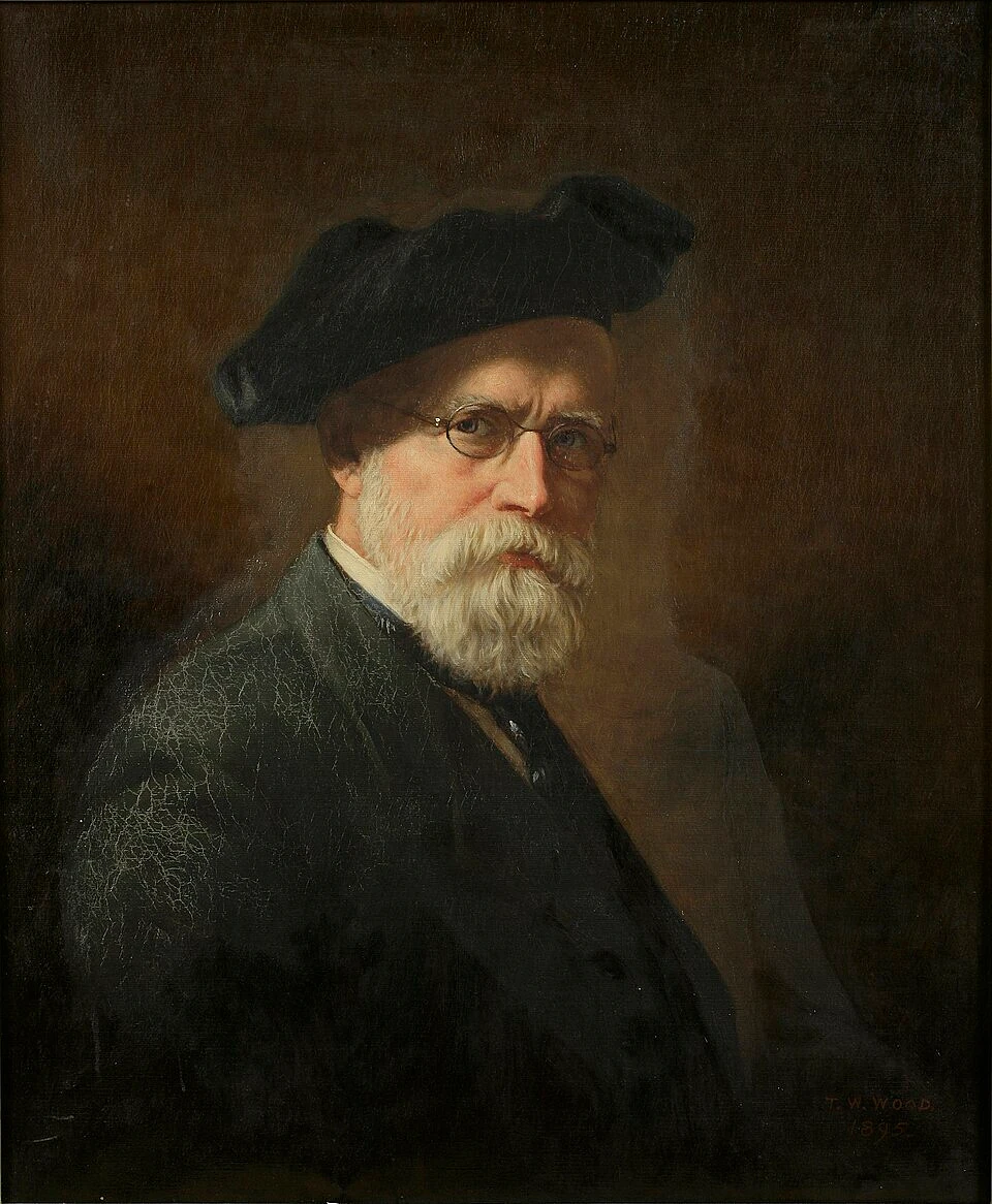 Thomas W Wood Self portrait 1895