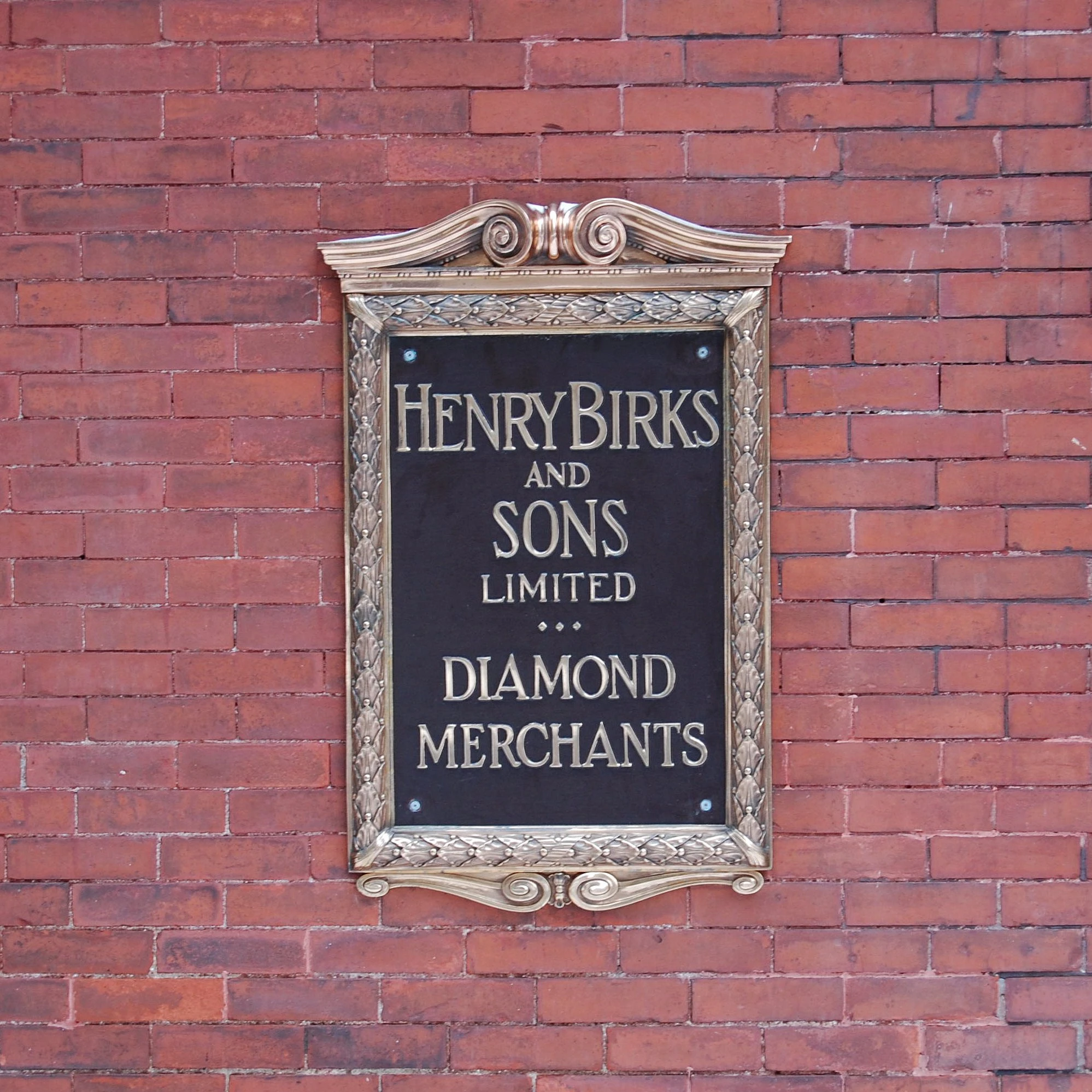 Birks Plaque
