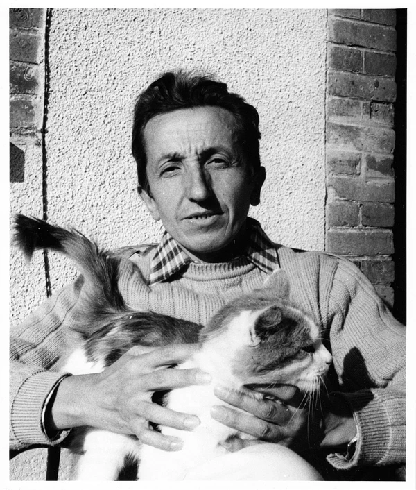 Francois20 Fiedler20 Portrait20 With20 Cat
