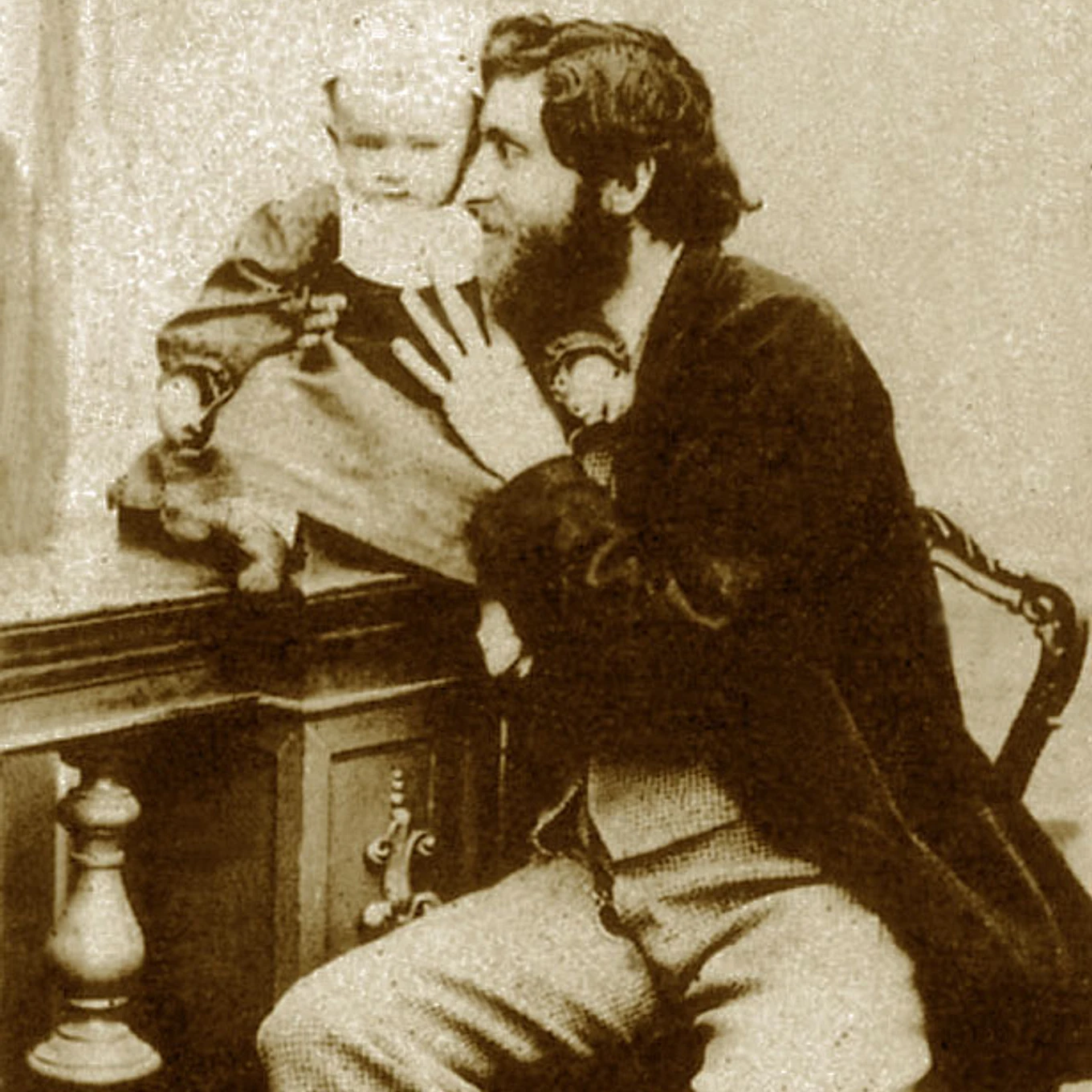 Giorgio20 Sommer20with20his20son20 Edmondo20in201864 20self20portrait