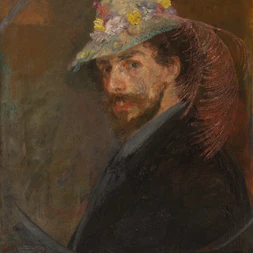 James20 Ensor20 20 Self portrait20with20flower20hat