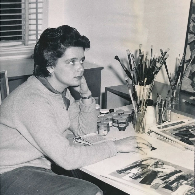 Suzanne20 Rivard20 Lemoyne At20 Her20 Desk 1960s