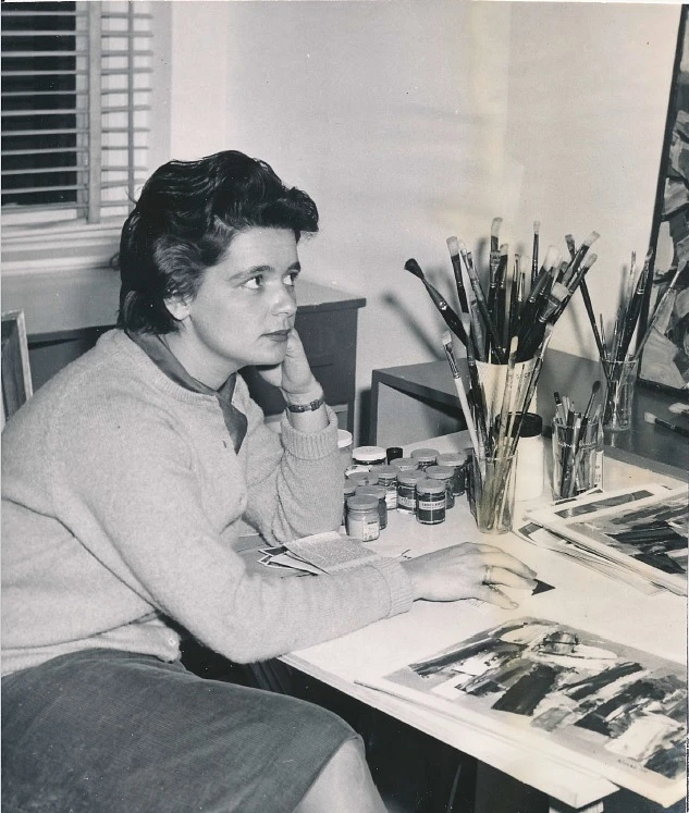 Suzanne20 Rivard20 Lemoyne At20 Her20 Desk 1960s