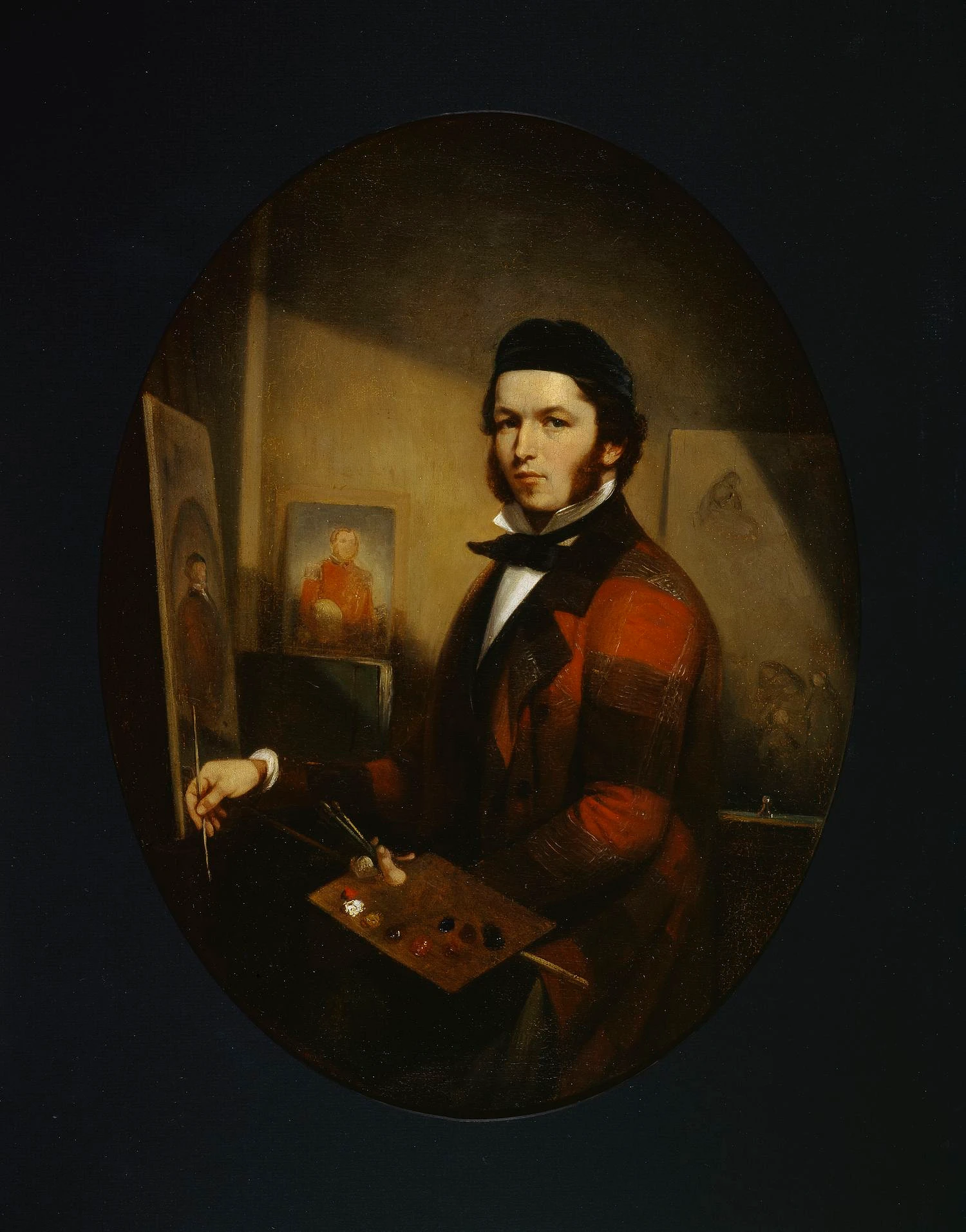 Theophile20 Hamel20autoportrait20collection20mnbaq